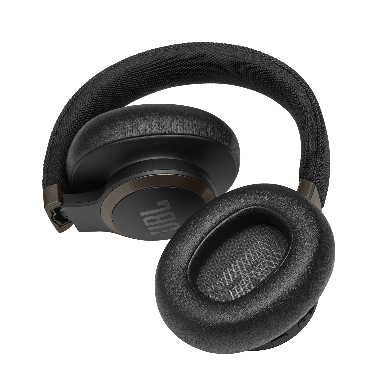 JBL Live 650BTNC - Black - Wireless Over-Ear Noise-Cancelling Headphones - Detailshot 7